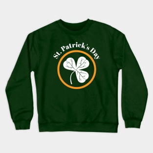 St Patrick's Day Shamrock Crewneck Sweatshirt